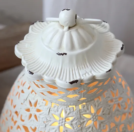 Laterne, Windlicht Florentina antique creme