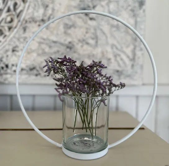Kreis mit Vase, Teelicht – Bild 6