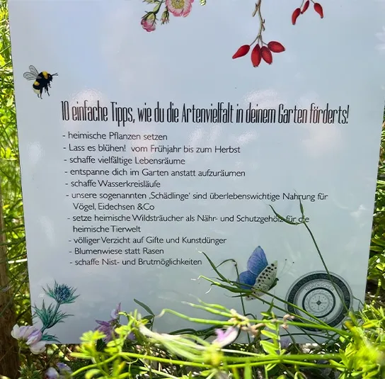 Natur Garten Tafel – 10 Tipps – Bild 6