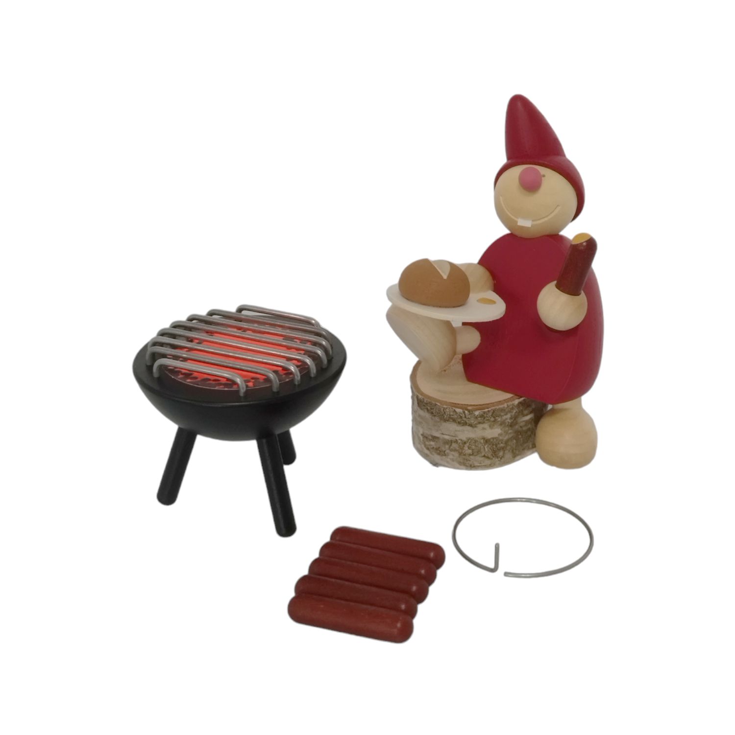 Wicht Grillmeister rot, Set