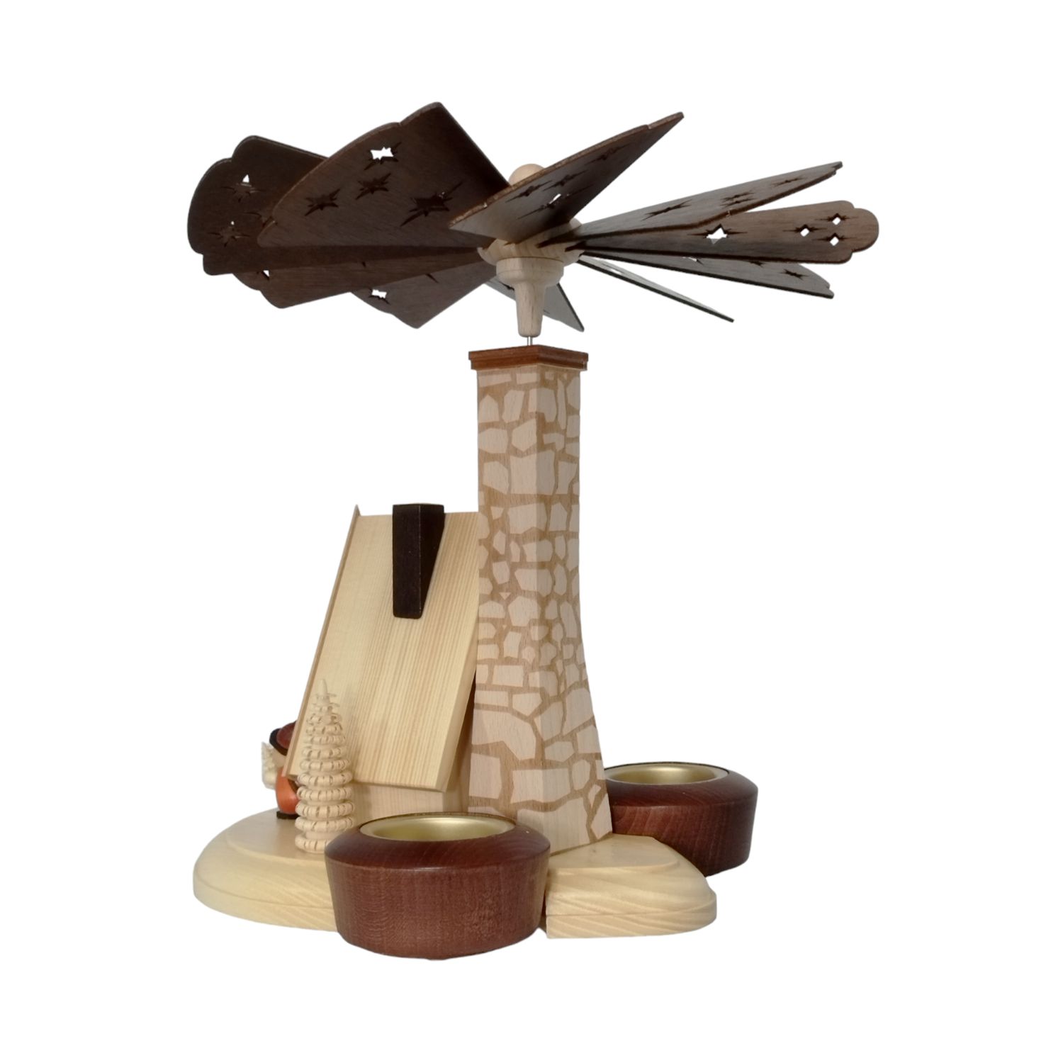 Räucherpyramide Förster mit Baummauser – Bild 4