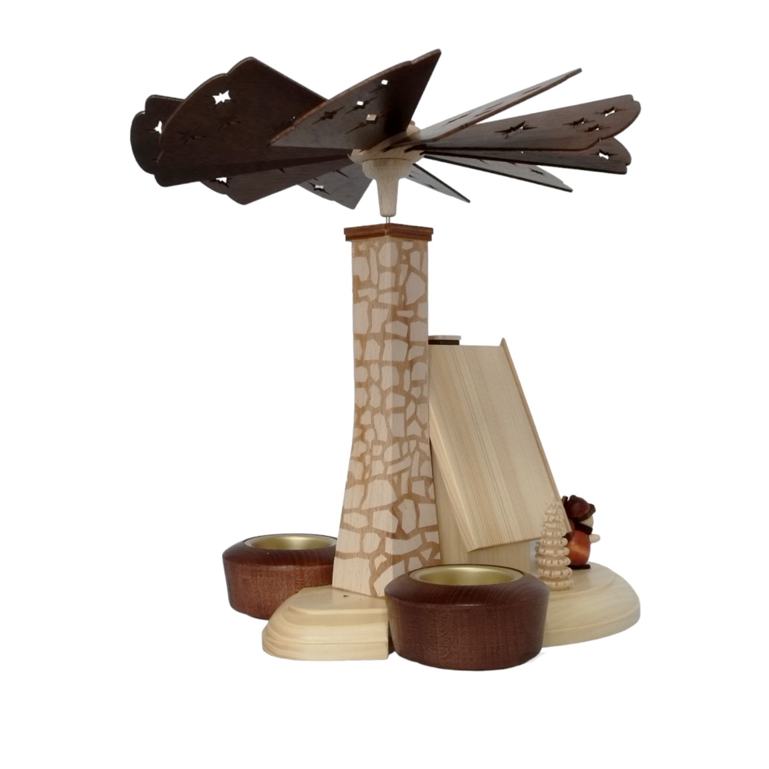 Räucherpyramide Förster mit Baummauser – Bild 6