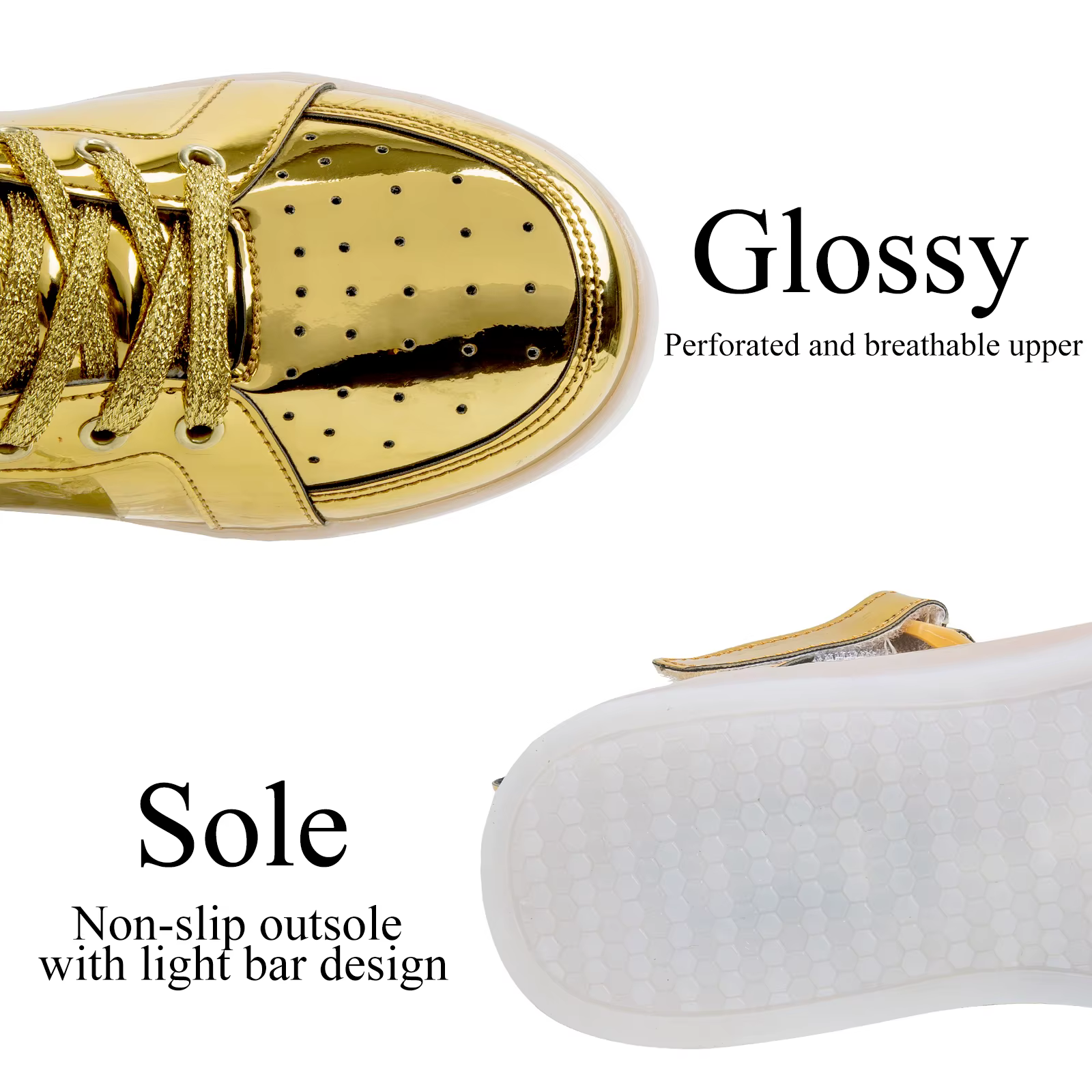 Stylische Kinder High-Top LED-Schuhe mit USB-Ladegerät – Trendige Leuchtschuhe für sportliche Kids