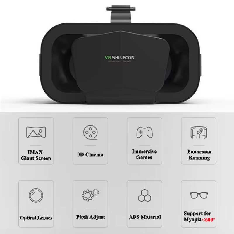 3D VR Brille G10 IMAX Riesiger Bildschirm – Virtual Reality Brille für ein immersives Erlebnis – Bild 4