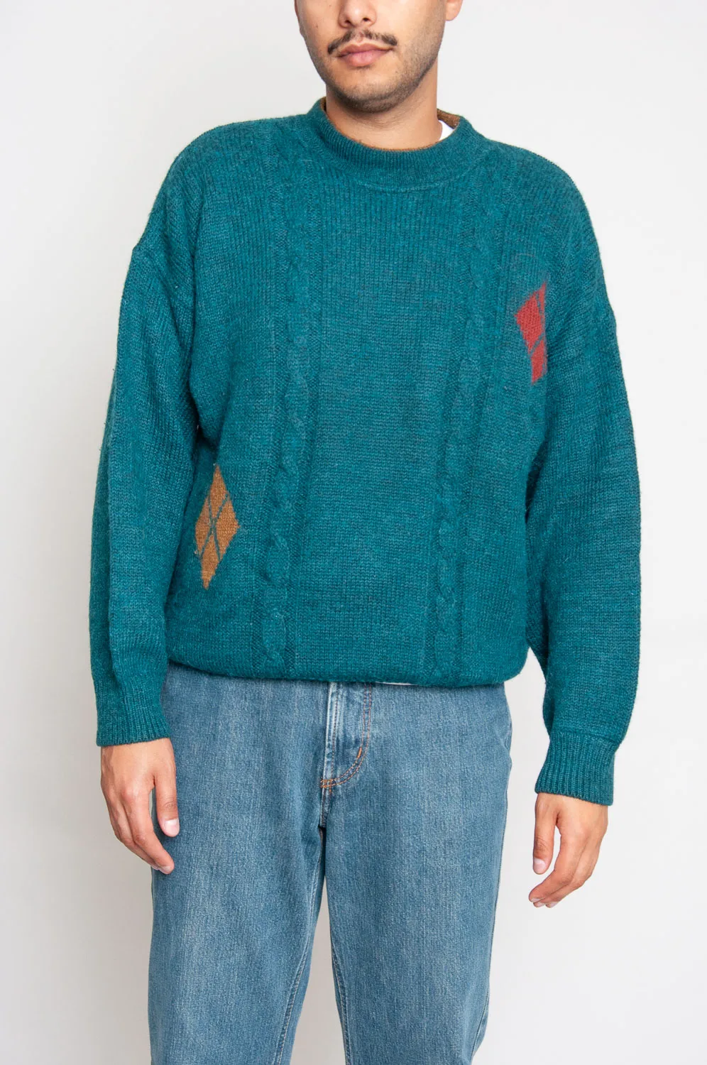 Pullover Mit Zopfstrickmuster