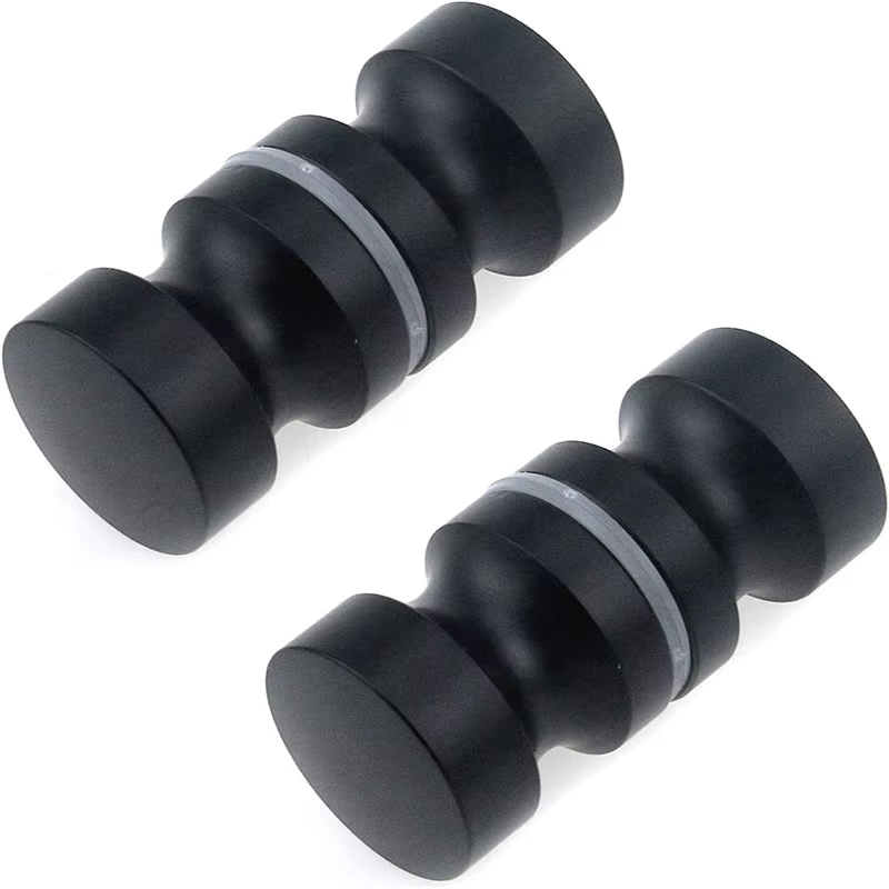 GlasstilLux Einloch-Glastürgriff aus Edelstahl 304, Aluminiumlegierung, Weinschrankgriff, Hochwertiger Türbeschlag, Modernes Design, Langlebig & Korrosionsbeständig