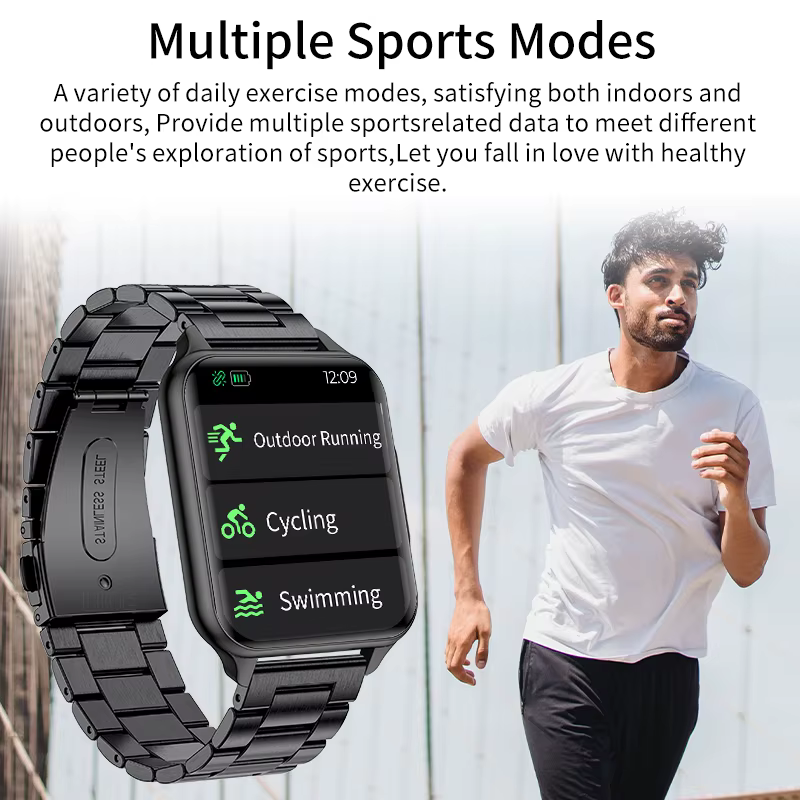 Lige Smartwatch für Männer: Überwachung von Herzfrequenz, Körpertemperatur und Blutsauerstoff – Ideal für den aktiven Lebensstil – Bild 6