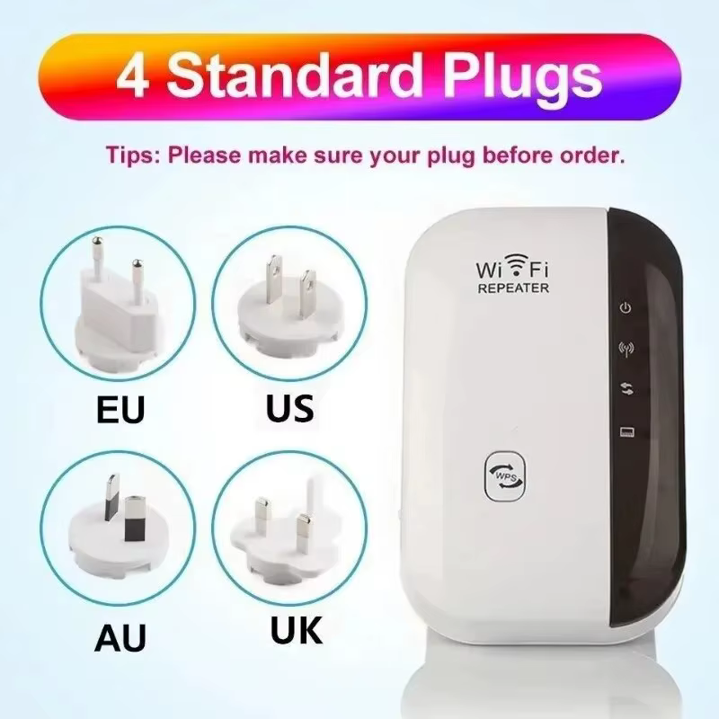Leistungsstarker WLAN Repeater: Drahtloser Signalverstärker für optimales Netzwerk – EU Stecker – Bild 4