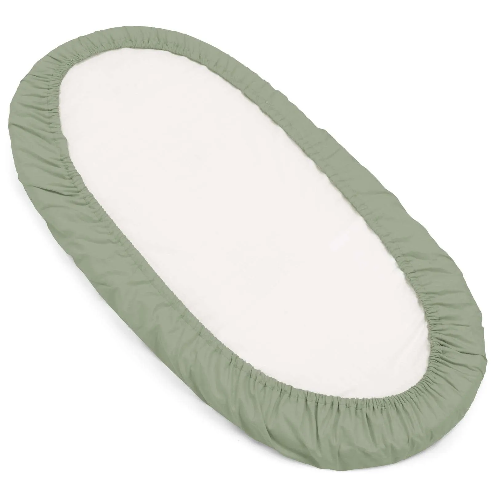 Olive Spannbettlaken mit Gummiband 80x40cm