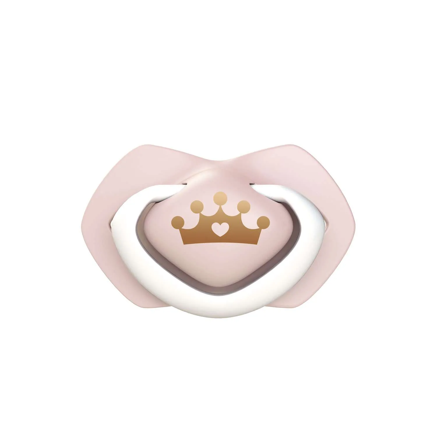 Canpol Silikonsauger 0-6m symmetrisch ROYAL BABY pink 2St. – Bild 3