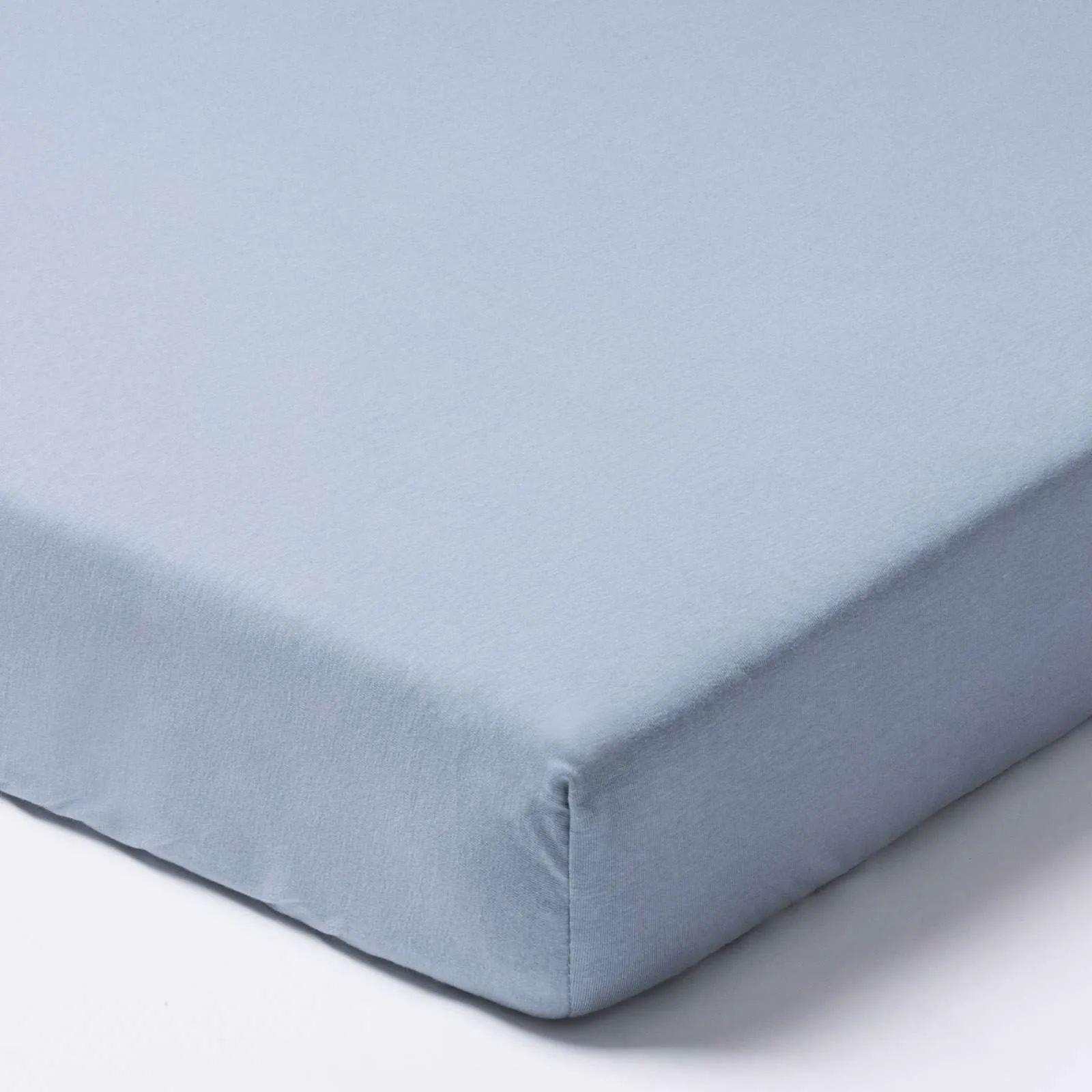 Jersey Spannbettlaken mit Gummiband 120 x 60 cm – Pastel Blue