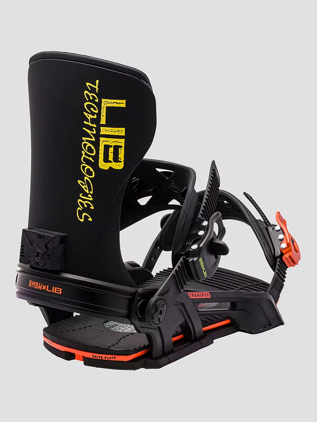 Bent Metal Transfer 2024 Snowboard-Bindung black / orange