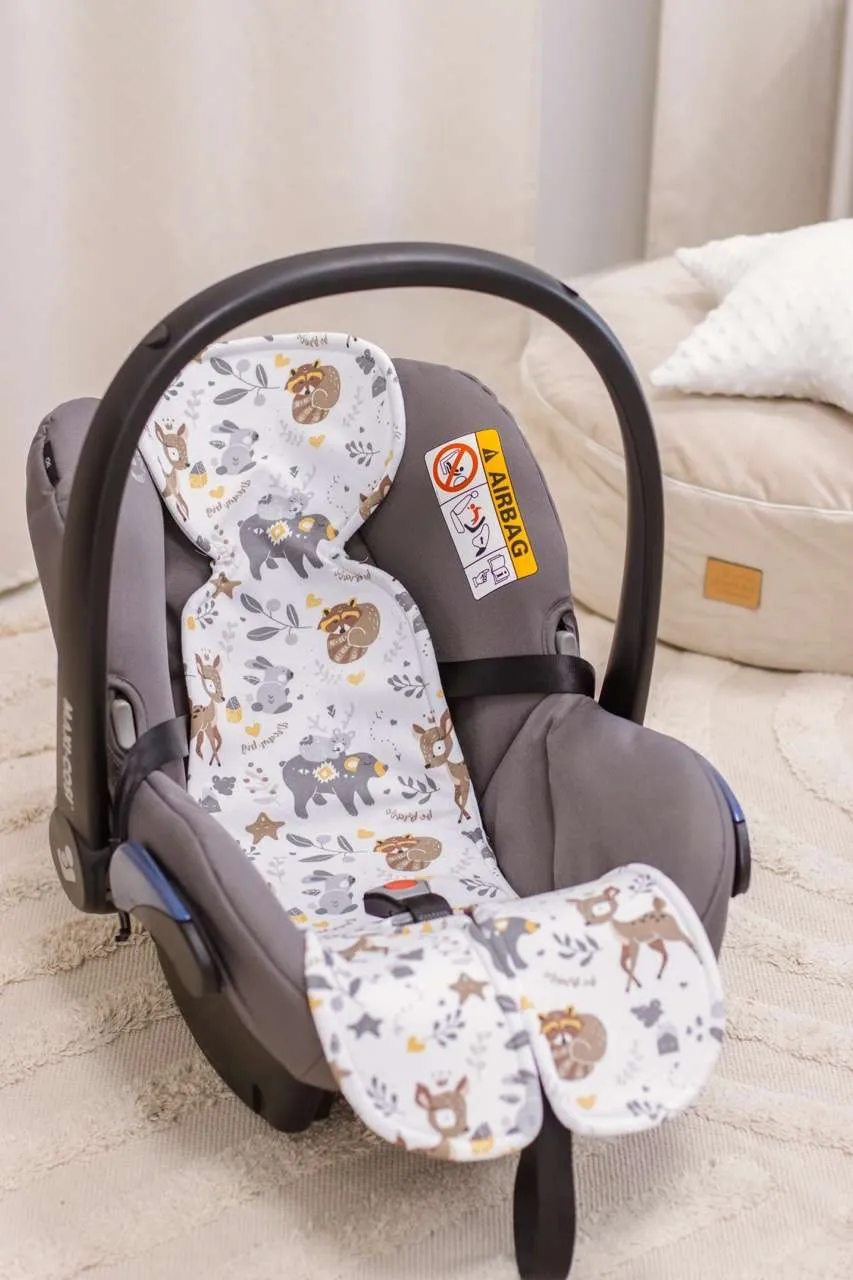 Anti-Schwitz-Einlage für Kinderautositz – Magical Woodland