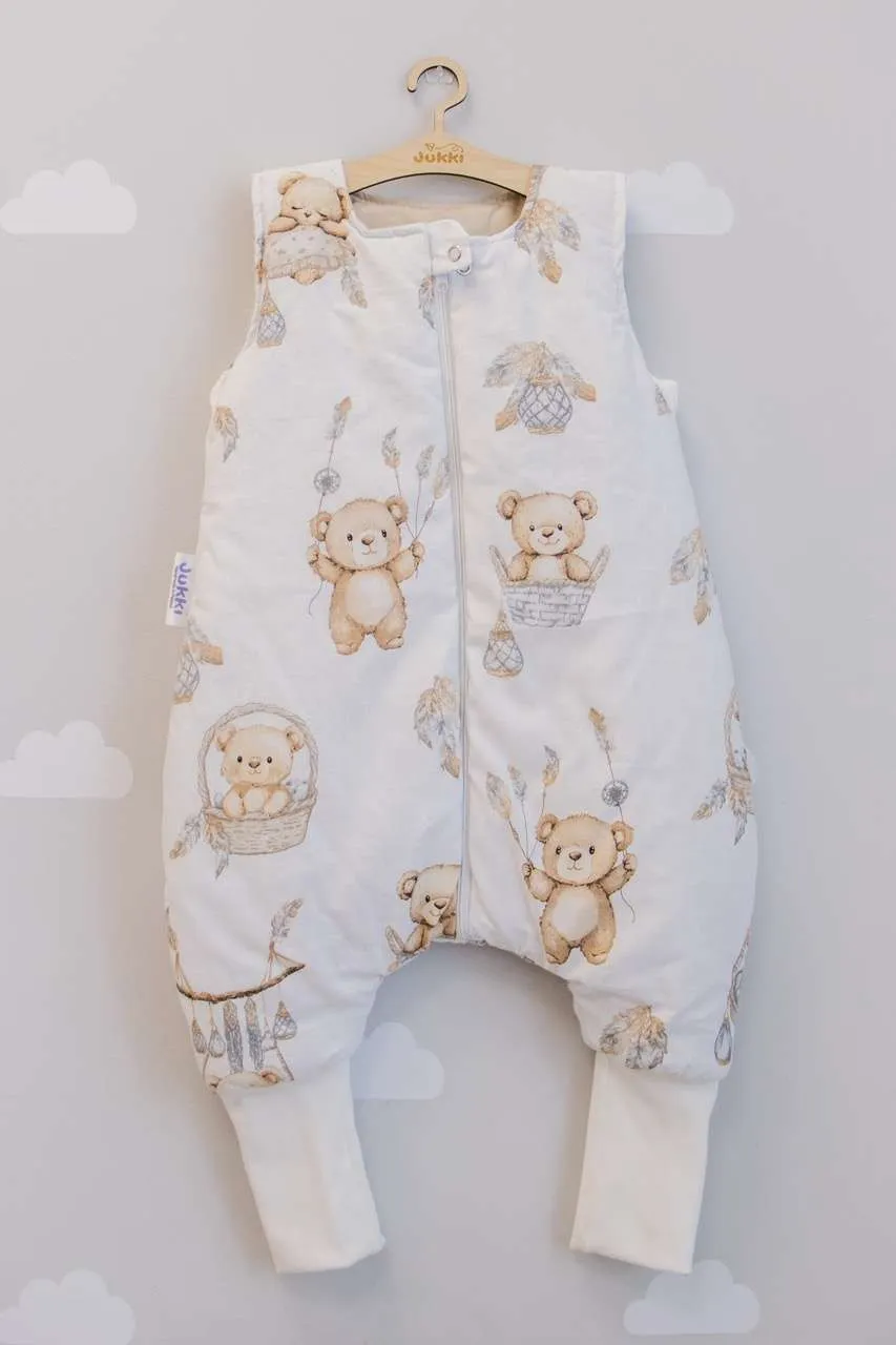 Boho Bears – Babyschlafsack – isoliert mit Beinen