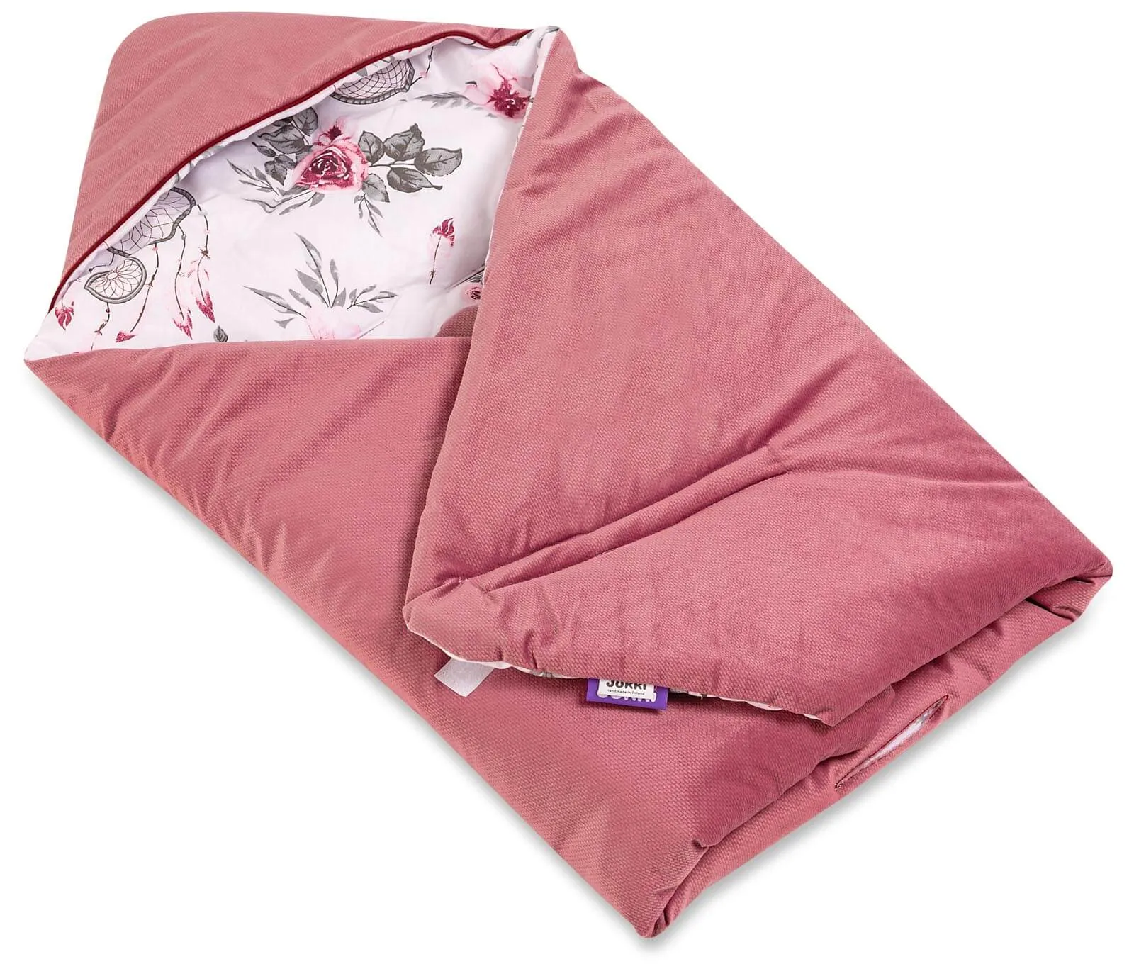 Summer Dream & Old Rosa Velvet Decke für Kindersitz – Bild 3