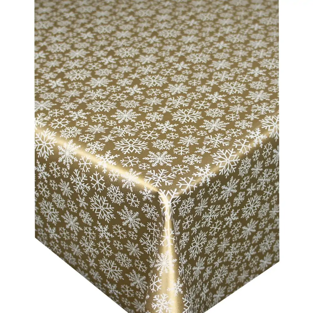 Tischdecken SCHNEEFLOCKEN Weihnachten Wachstuch 1 Stk 130×160 cm in 3 Farben