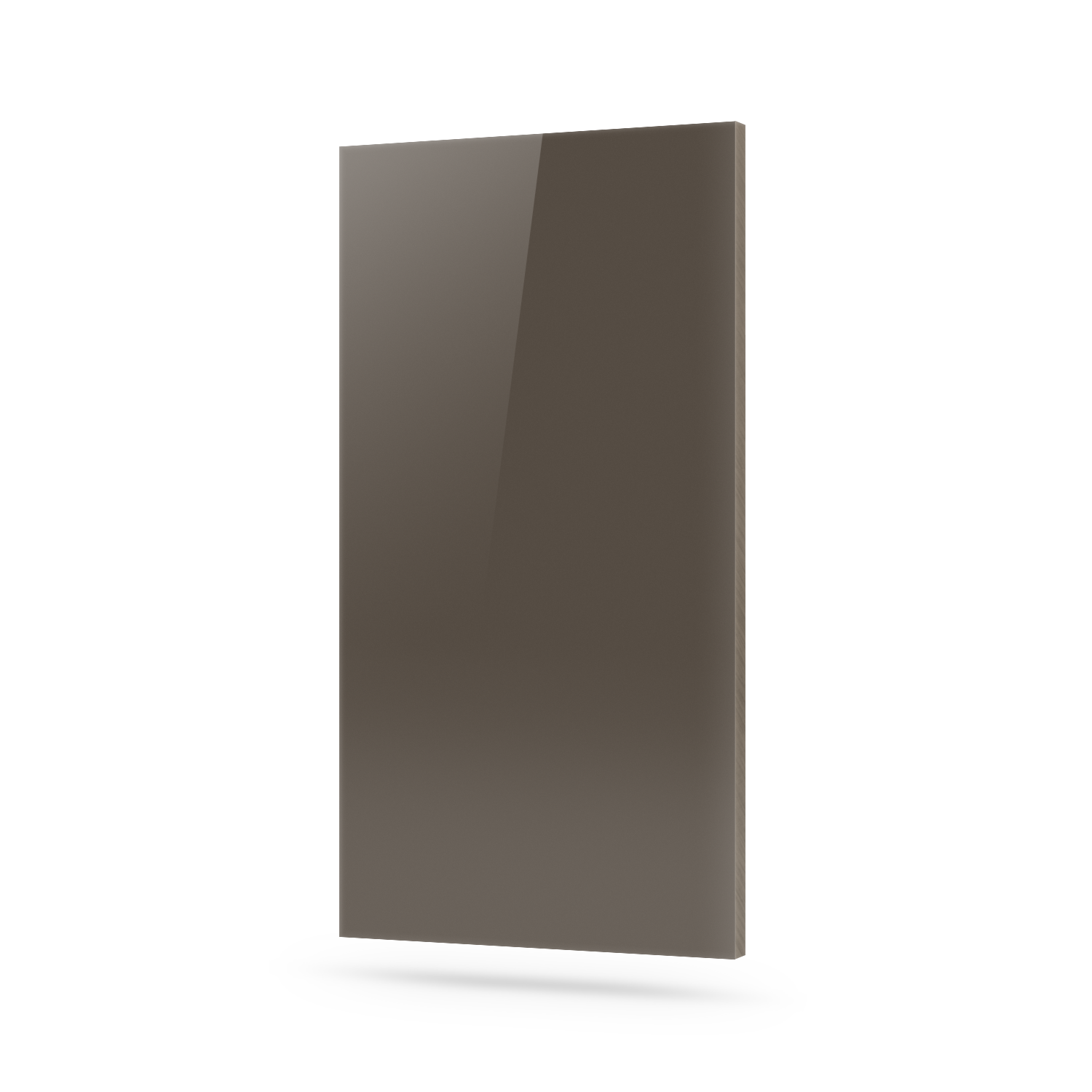 Acrylglas-Wandpaneel Beigegrau 4 mm glänzend / matt
