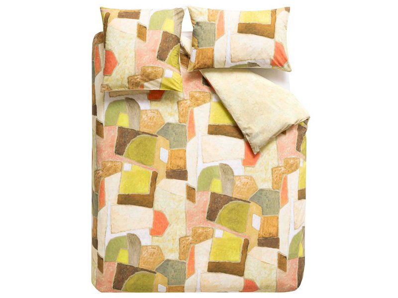 DESIGNERS GUILD Bettwäsche CLAY COLLAGE Terracotta, 140 x 200, 70 x 90