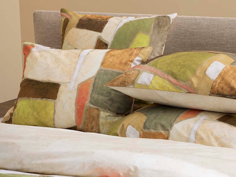 DESIGNERS GUILD Bettwäsche CLAY COLLAGE Terracotta, 140 x 200, 70 x 90 – Bild 4