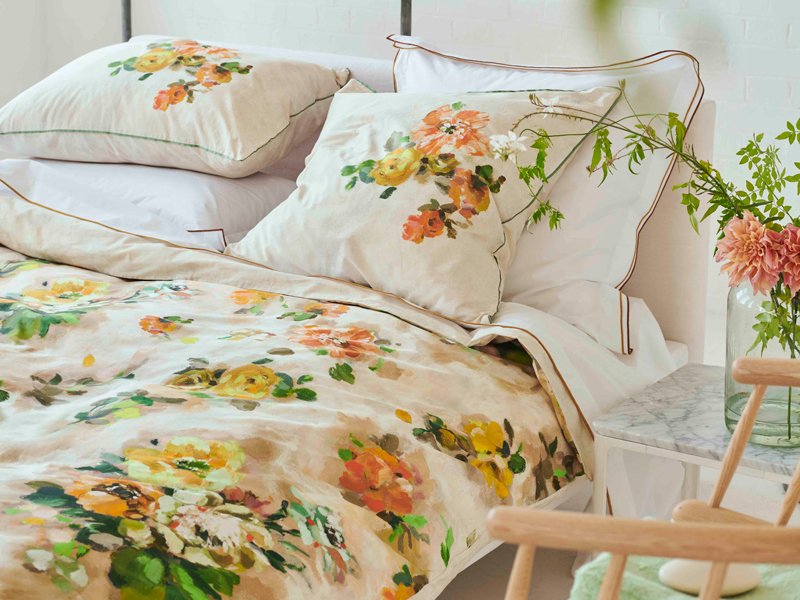 DESIGNERS GUILD Bettwäsche GIARDINO DI ROSE ACACIA, Bettbezug 260 x 240 (Schweizer Größe) – Bild 3