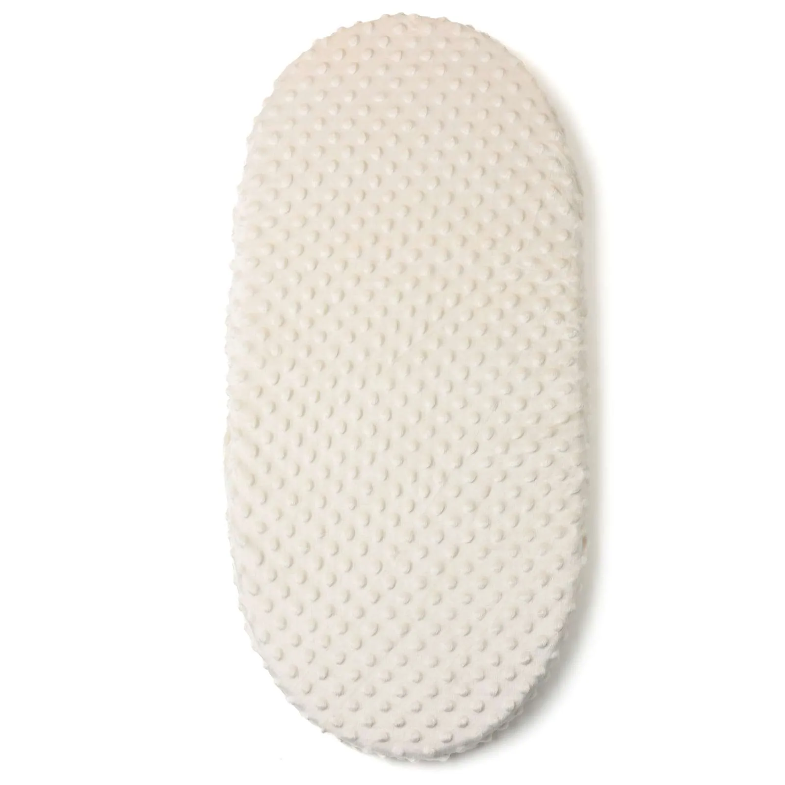 Ecru Minky Spannbettlaken mit Gummiband 80x40cm