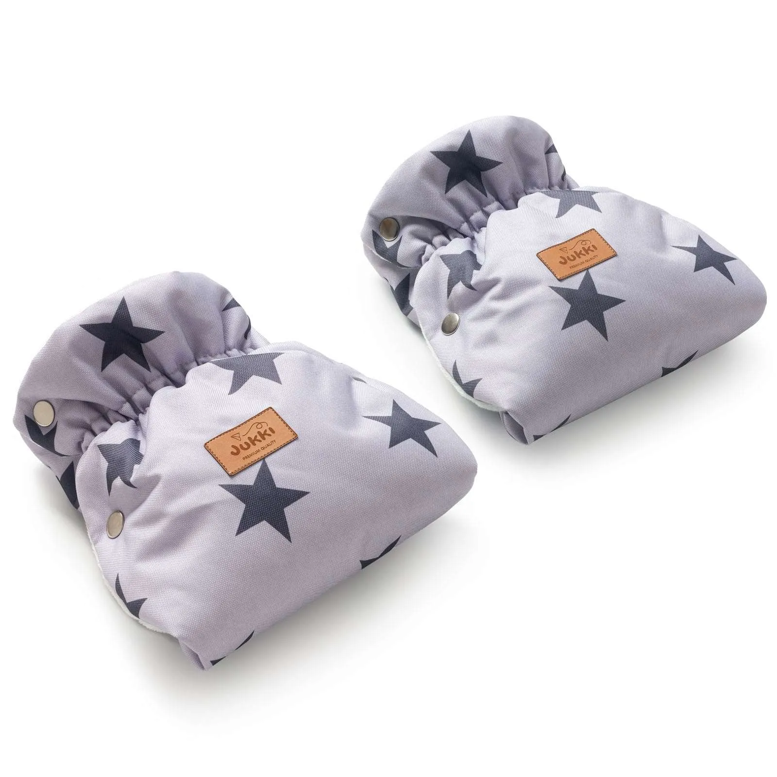 Handwärmer für Kinderwagen (2 St.) – Grey Stars Winter – Bild 5