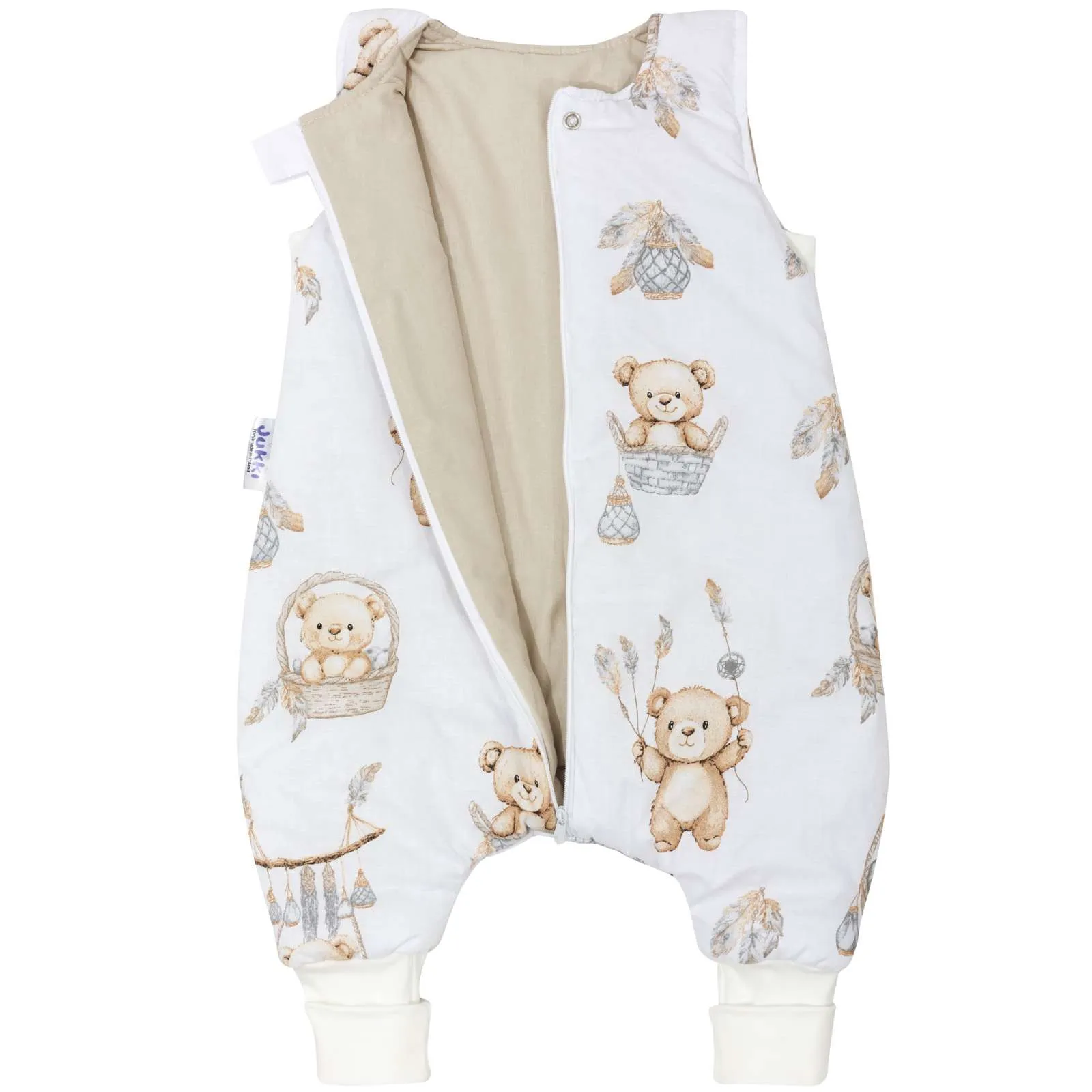 Boho Bears – Babyschlafsack – isoliert mit Beinen – Bild 3