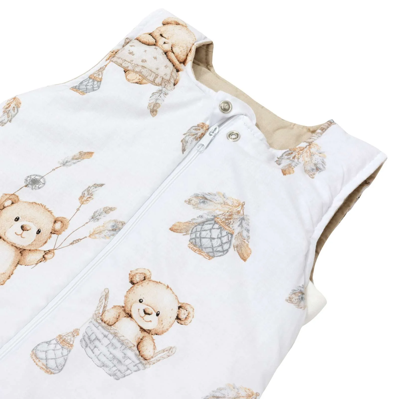 Boho Bears – Babyschlafsack – isoliert mit Beinen – Bild 5