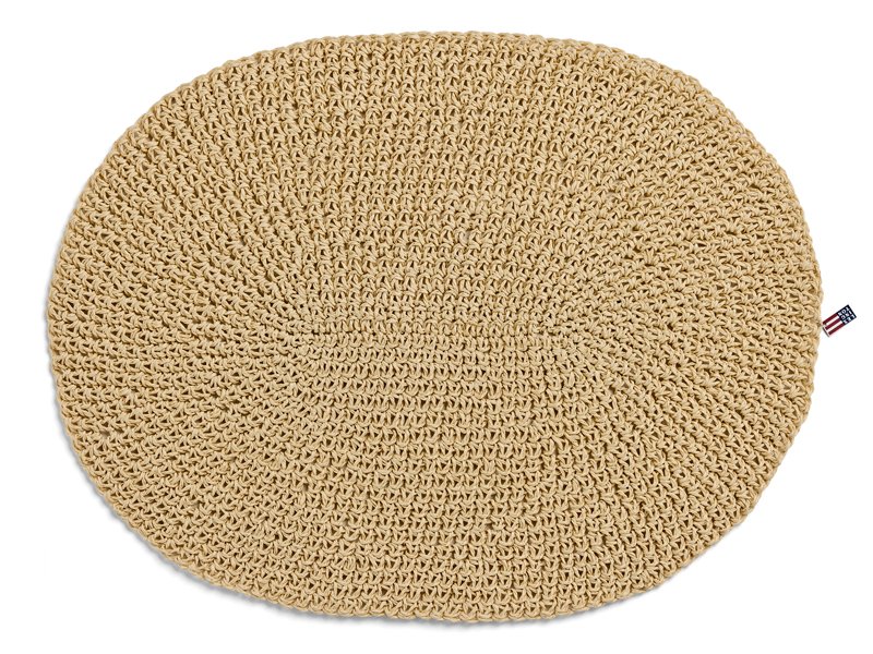 LEXINGTON Tischset OVAL PAPER STRAW PLACEMAT, 35 x 45 cm