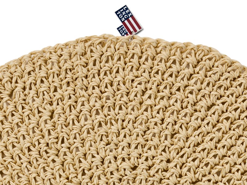 LEXINGTON Tischset OVAL PAPER STRAW PLACEMAT, 35 x 45 cm
