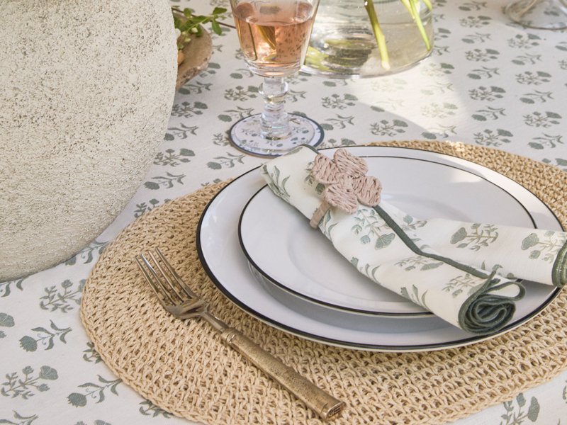 LEXINGTON Tischset OVAL PAPER STRAW PLACEMAT, 35 x 45 cm – Bild 5