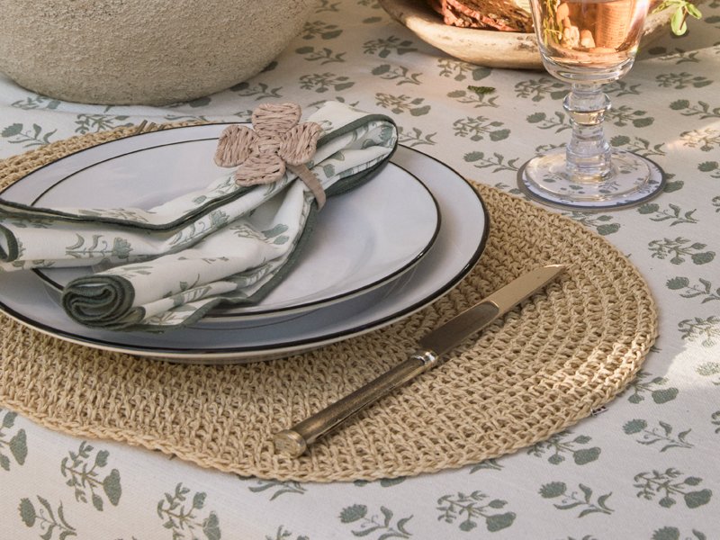 LEXINGTON Tischset OVAL PAPER STRAW PLACEMAT, 35 x 45 cm – Bild 3