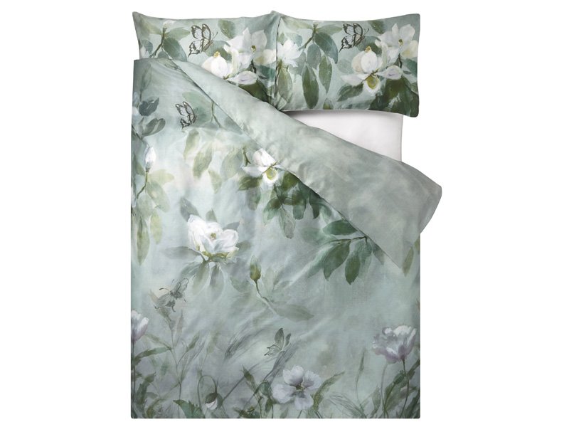 DESIGNERS GUILD Bettwäsche KIYOSUMI CELADON, 155 x 220, 80 x 80