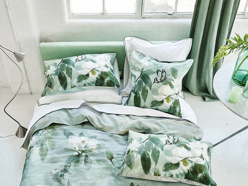 DESIGNERS GUILD Bettwäsche KIYOSUMI CELADON, 155 x 220, 80 x 80 – Bild 3
