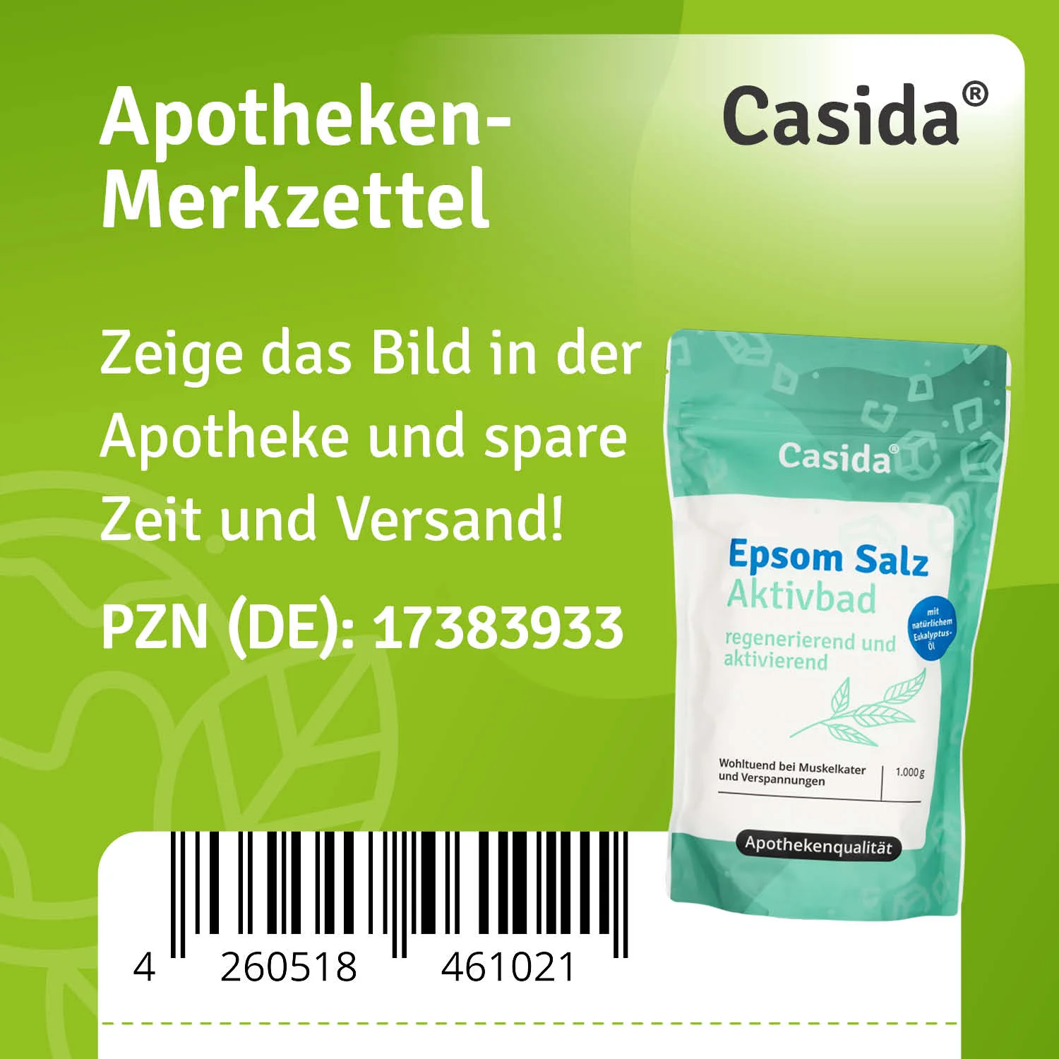 Epsom Salz Aktivbad mit Eukalyptus und Rosmarin – Bild 4