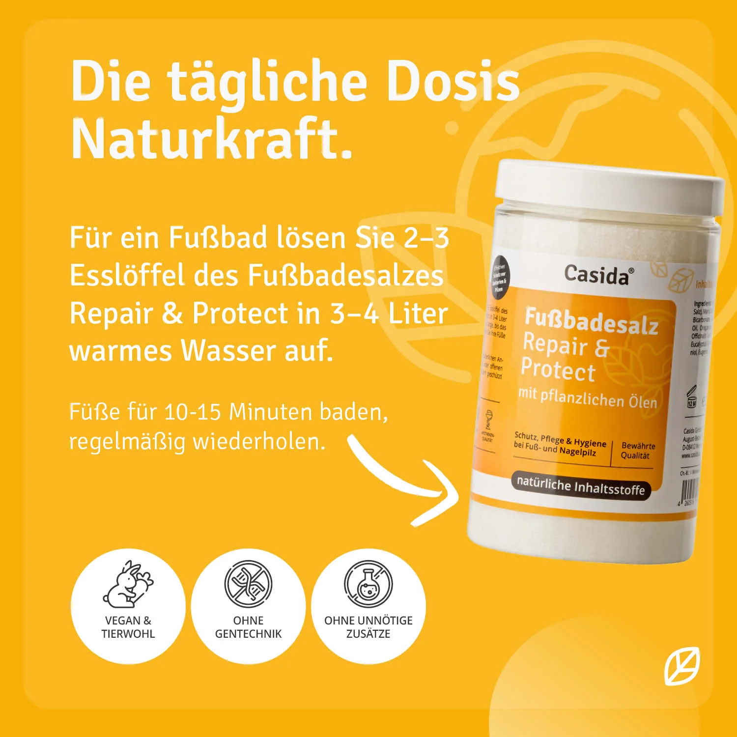 Fußbadesalz Repair & Protect – Bild 6