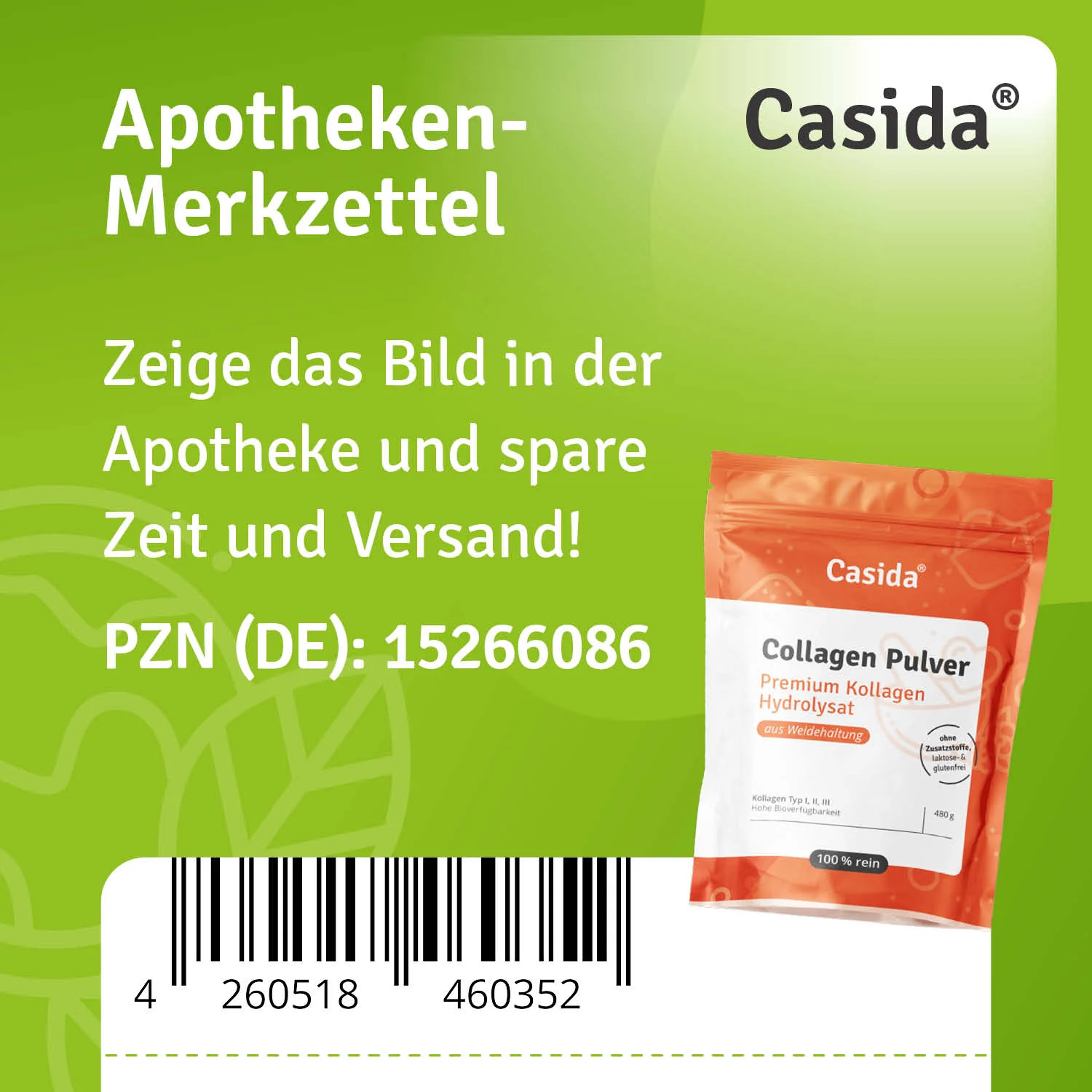 Original Casida Collagen Pulver - Kollagen Hydrolysat – Bild 4