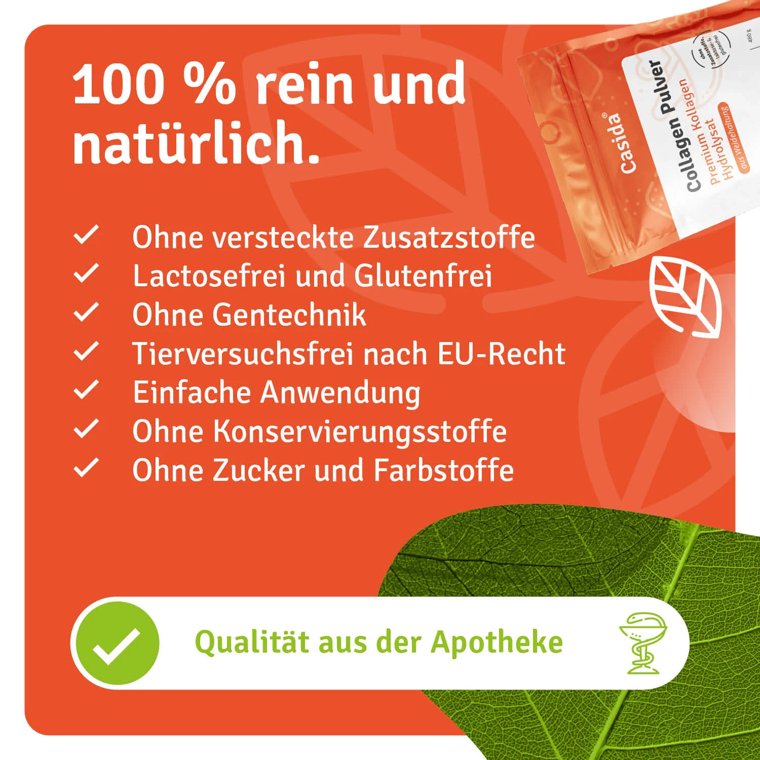 Original Casida Collagen Pulver - Kollagen Hydrolysat – Bild 8