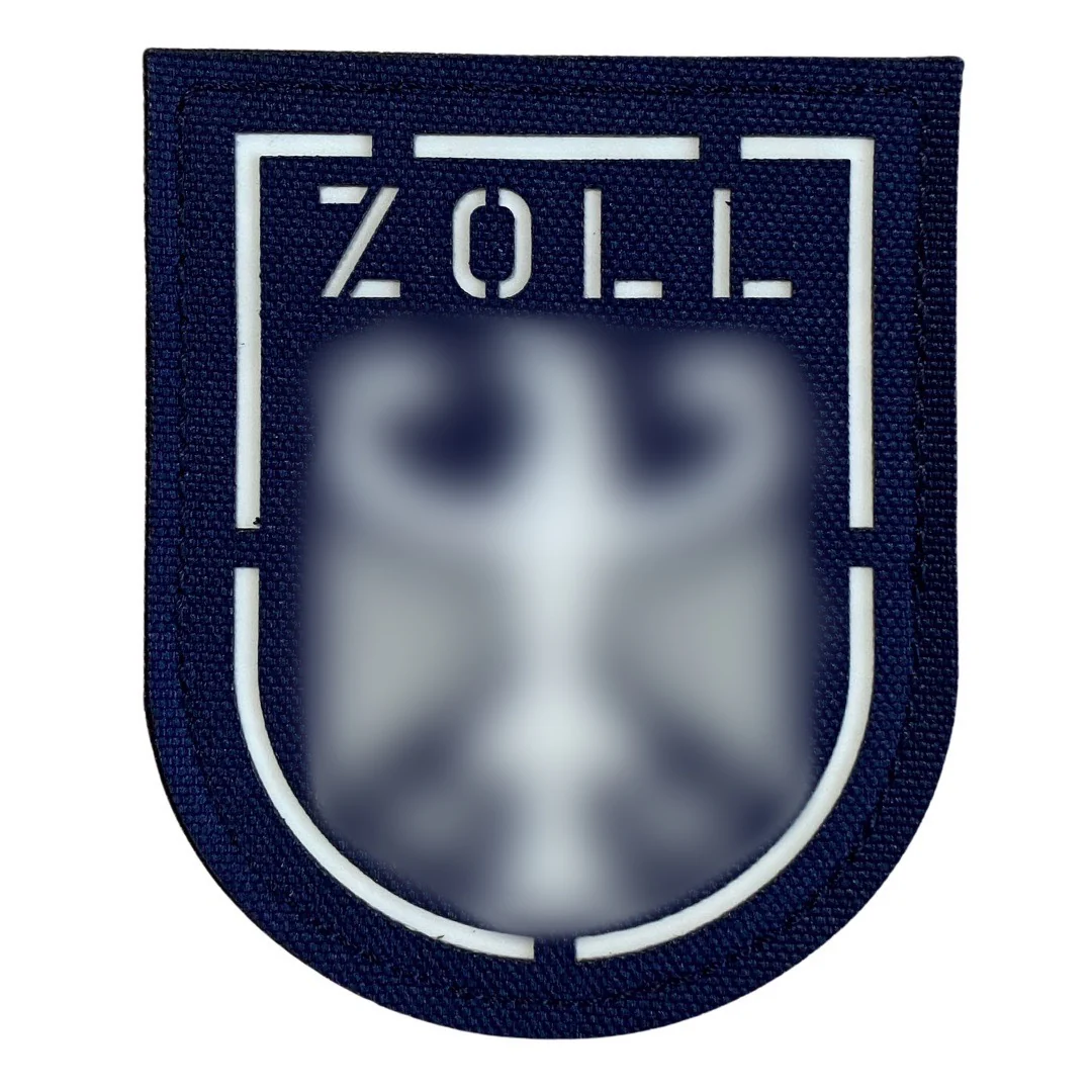 Zoll "Glow in the Dark" Lasercut Patch – Bild 6