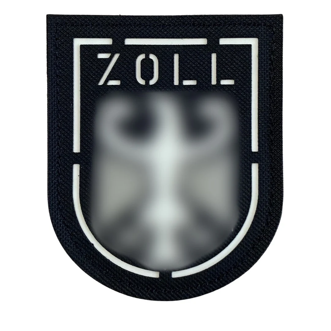 Zoll "Glow in the Dark" Lasercut Patch – Bild 4