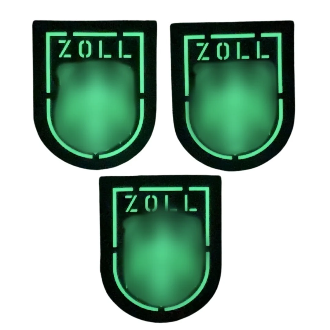 Zoll "Glow in the Dark" Lasercut Patch – Bild 3