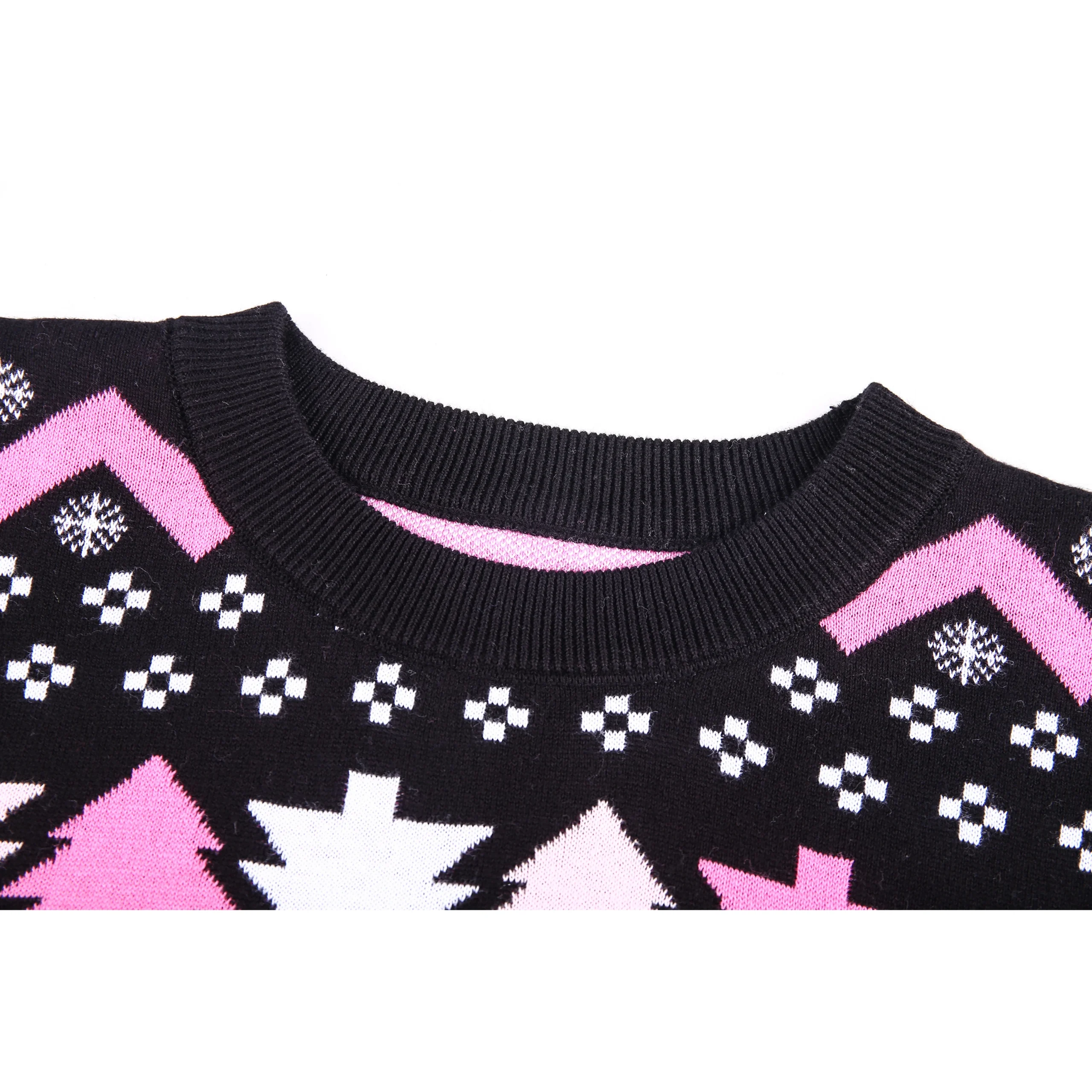 Pink Police Navidad Xmas Pulloverkleid – Bild 7