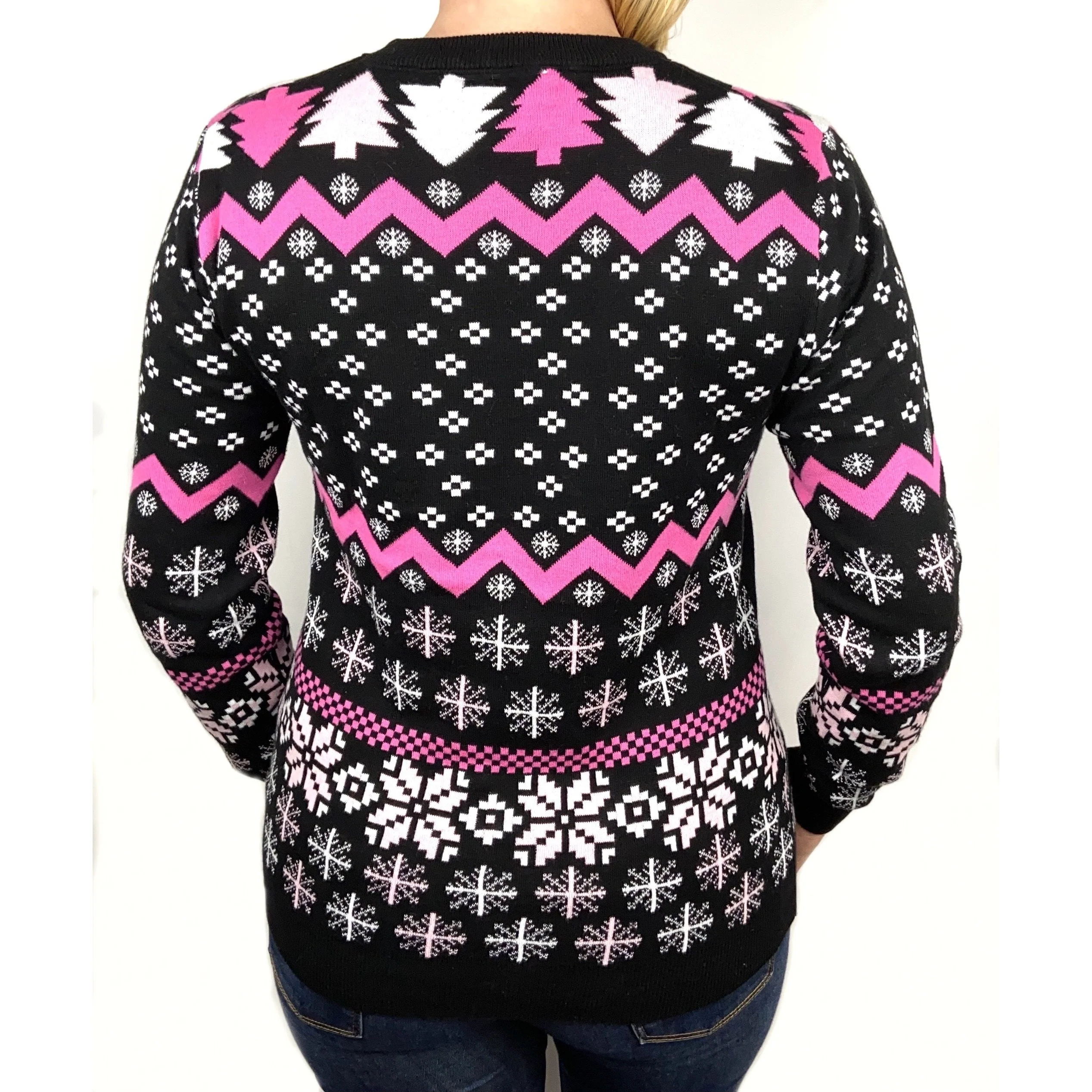 Pink Police Navidad Xmas Sweater – Bild 3